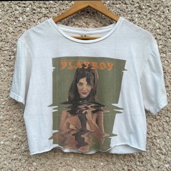 Cropped Playboy Tee by Junk Food Clothing - Picture 5 of 5